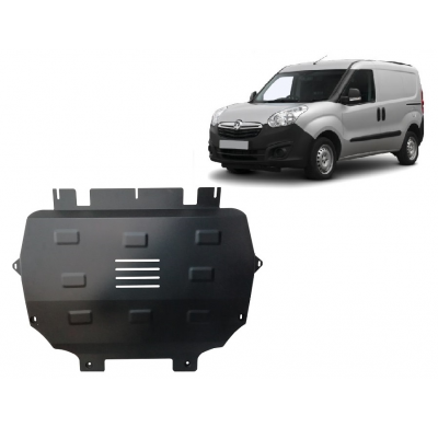 Cubre carter de Acero para Opel Combo E Año: 2018 - 2025 Grosor: "2"mm Todas las motorizaciones