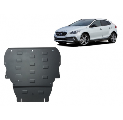 Cubre carter de Acero para Volvo V40 Año: 2012 - 2019 Grosor: "2"mm Todas las motorizaciones