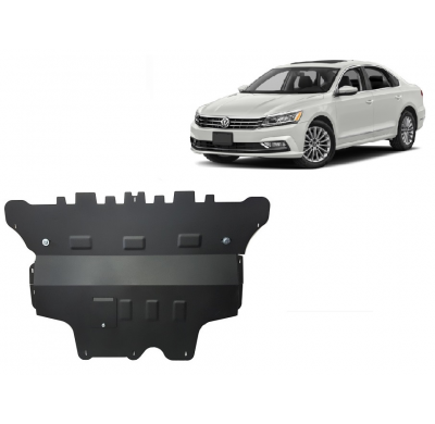 Cubre carter de Acero para VW Passat B8 - caja de cambios manual Año: 2015 - 2025 Grosor: "2"mm Todas las motorizaciones manual