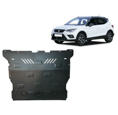 Cubre carter de Acero para Seat Arona Año: 2017 - 2025 Grosor: "2"mm Todas las motorizaciones