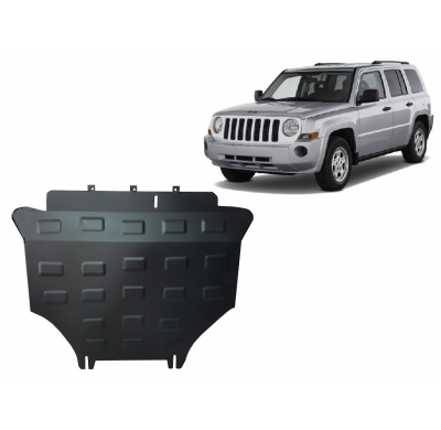 Cubre carter de Acero para Jeep Patriot Año: 2007 - 2017 Grosor: "2"mm Todas las motorizaciones