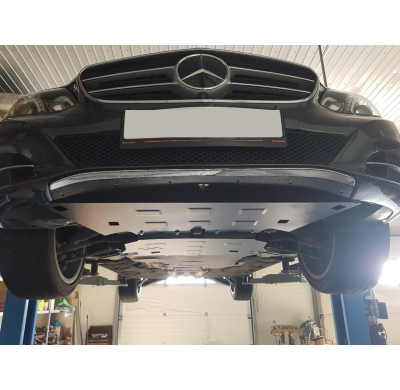 Cubre carter de Acero para Mercedes Clase E W212 - 4x4 Año: 2009 - 2016 Grosor: "2"mm 4x4