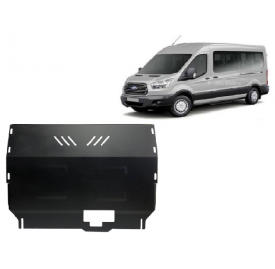 Cubre carter de Acero para Ford Transit - Tracción delantera Año: 2020 - 2025 Grosor: "2"mm Todas las motorizaciones