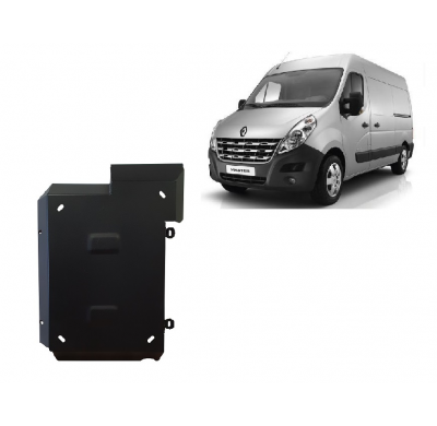 Protector de depósito de Acero AdBlu para Renault Master 3 - Modelo 2 Año: 2016 - 2021 Grosor: "2"mm Todas las motorizaciones