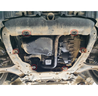 Cubre carter de Acero para Land Rover Freelander 2 Año: 2007 - 2014 Grosor: "2"mm Todas las motorizaciones