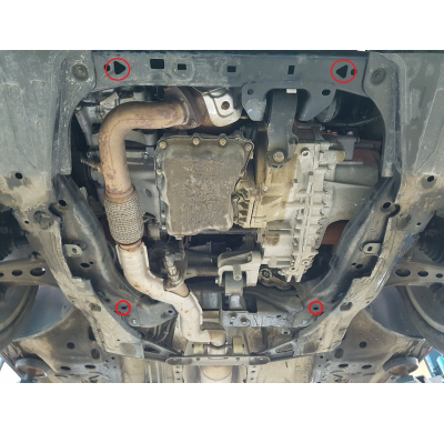 Cubre carter de Acero para Opel Insignia B Año: 2017 - 2025 Grosor: "2"mm Todas las motorizaciones