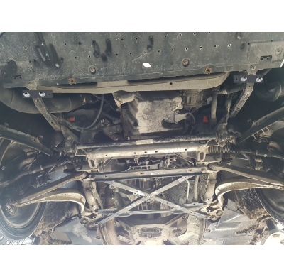 Cubre carter de Acero para Audi A4 B8 All Road, diésel Año: 2008 - 2014 Grosor: "2"mm 2.0TFSI, 2.0Tdi, quatro, 2.7TDI