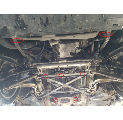 Cubre carter de Acero para Audi A4 B8 All Road, diésel Año: 2008 - 2014 Grosor: "2"mm 2.0TFSI, 2.0Tdi, quatro, 2.7TDI