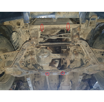 Cubre carter de Acero para Suzuki X90 Año: 1988 - 1999 Grosor: "3"mm Todas las motorizaciones