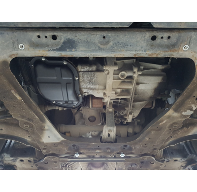 Cubre carter de Acero para Nissan Juke Año: 2010 - 2019 Grosor: "2,5"mm Todas las motorizaciones