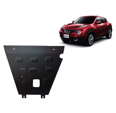 Cubre carter de Acero para Nissan Juke Año: 2010 - 2019 Grosor: "2,5"mm Todas las motorizaciones