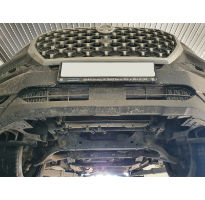 Cubre carter de Acero para SsangYong Rexton Año: 2017 - 2025 Grosor: "2"mm Todas las motorizaciones