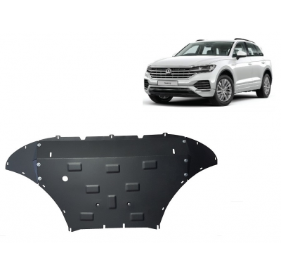 Cubre carter de Acero para Volkswagen Touareg Año: 2018 - 2025 Grosor: "2"mm Todas las motorizaciones