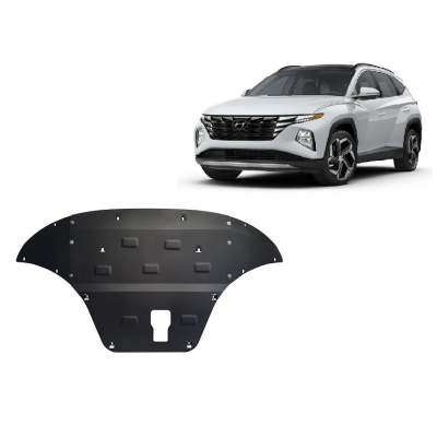 Cubre carter de Acero para Hyundai Tucson Año: 2021 - 2025 Grosor: "2"mm Todas las motorizaciones