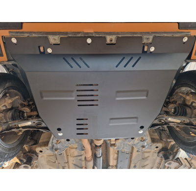 Cubre carter de Acero para Fiat Panda 4x4 Año: 2011 - 2025 Grosor: "2"mm Todas las motorizaciones