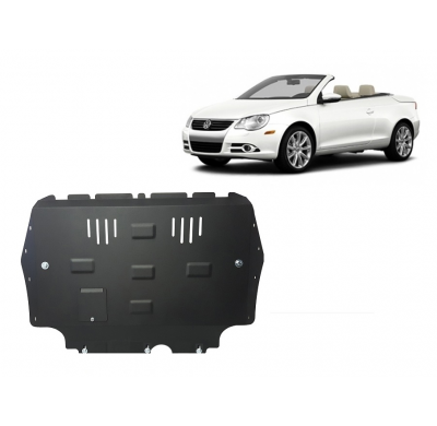 Cubre carter de Acero para VW Eos Año: 2006 - 2015 Grosor: "2"mm 1.6FSI, 2.0TDI
