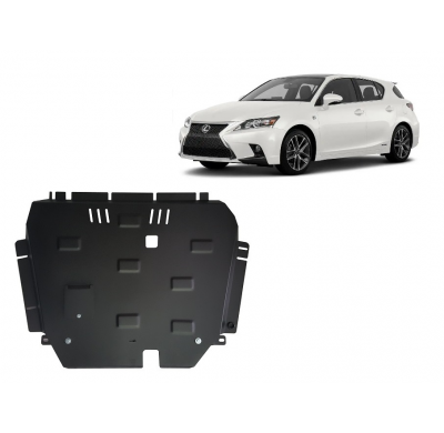 Cubre carter de Acero para Lexus CT200H Año: 2011 - 2022 Grosor: "2"mm Todas las motorizaciones