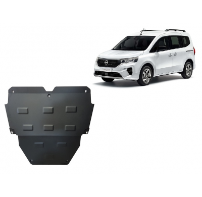 Cubre carter de Acero para Nissan Townstar Año: 2021 - 2025 Grosor: "2"mm Todas las motorizaciones