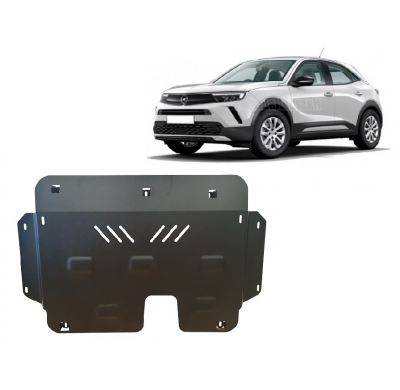 Cubre carter de Acero para Opel Mokka B Año: 2019 - 2025 Grosor: "2"mm Todas las motorizaciones