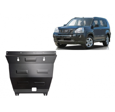 Cubre carter de Acero para Nissan X-Trail T31 - Versión 2.0 Año: 2007 - 2013 Grosor: "2"mm Todas las motorizaciones