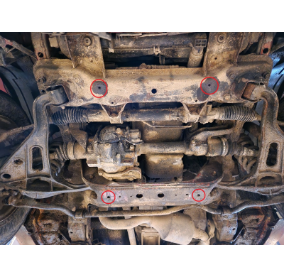 Cubre carter de Acero para Suzuki Grand Vitara Año: 1999 - 2005 Grosor: "3"mm Todas las motorizaciones