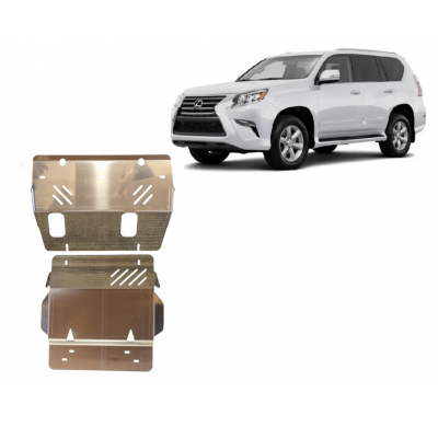 Cubre carter de Aluminio para Lexus GX460 Año: 2010 - 2025 Grosor: "4"mm Todas las motorizaciones