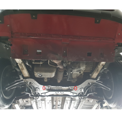 Cubre carter de Acero para Citroën Berlingo Año: 2008 - 2018 Grosor: "2"mm Todas las motorizaciones