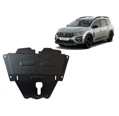 Cubre carter de Acero para Dacia Jogger Año: 2021 - 2025 Grosor: "2"mm Todas las motorizaciones