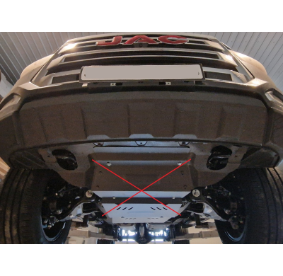 Protector de Acero para caja de cambios del Evo Cross 4 Año: 2018 - 2025 Grosor: "2.5"mm Todas las motorizaciones