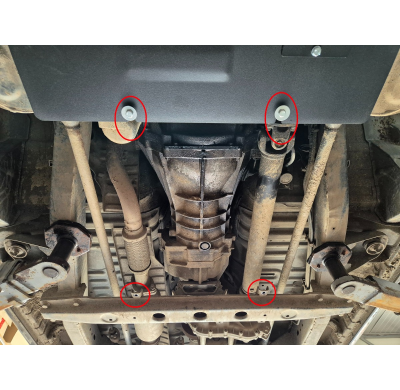 Protector de Acero para caja de cambios del Hyundai Terracan Año: 2001 - 2007 Grosor: "2.5"mm Todas las motorizaciones