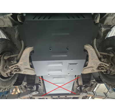 Cubre carter de Acero para Hyundai Terracan Año: 2001 - 2007 Grosor: "3"mm Todas las motorizaciones