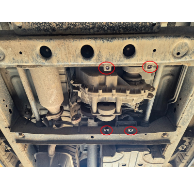 Placa protectora reductora de Acero Hyundai Terracan Año: 2001 - 2007 Grosor: "2"mm Todas las motorizaciones