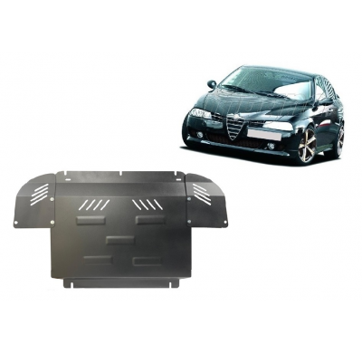 Cubre carter de Acero para Alfa Romeo 156 Año: 1997 - 2003 Grosor: "2"mm Todas las motorizaciones