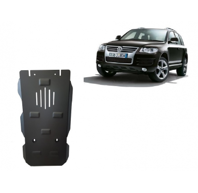 Protector de Acero para caja de cambios manual y automática para VW Touareg 7L Año: 2003 - 2006 Grosor: "3"mm Todas las motoriza