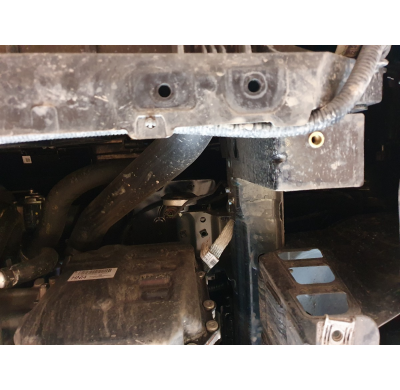 Cubre carter de Acero para SsangYong Korando Año: 2019 - 2025 Grosor: "2"mm Todas las motorizaciones