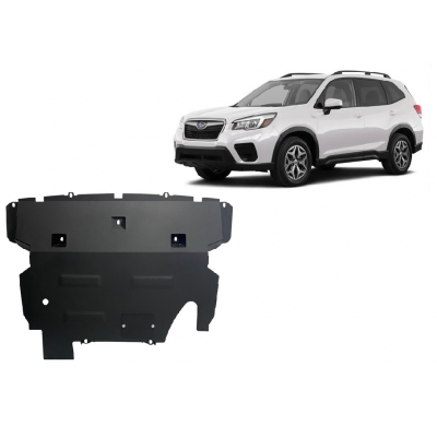 Cubre carter de Acero para Subaru Forester 5 Año: 2018 - 2024 Grosor: "2"mm Todas las motorizaciones