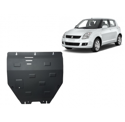 Cubre carter de Acero para Suzuki Swift 2 Año: 2005 - 2010 Grosor: "2"mm Todas las motorizaciones
