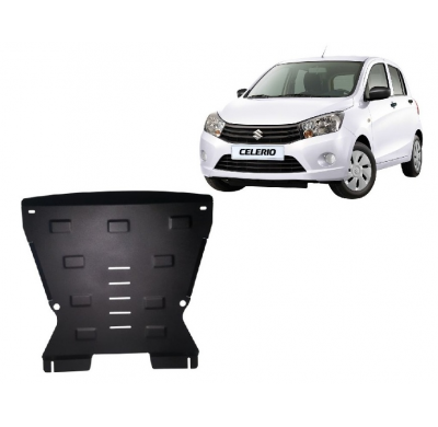 Cubre carter de Acero para Suzuki Celerio Año: 2014 - 2025 Grosor: "2"mm Todas las motorizaciones