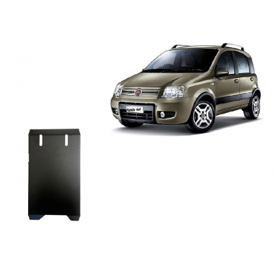 Protector de diferencial de Acero para Fiat Panda 4x4 Año: 2003 - 2012 Grosor: "2"mm 4x4