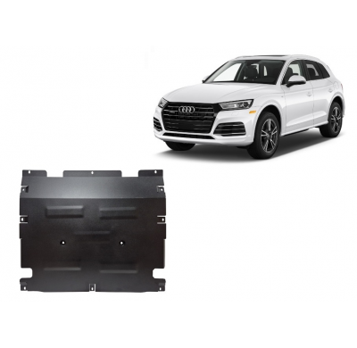 Cubre carter de Acero para Audi Q5 Año: 2017 - 2025 Grosor: "2"mm Todas las motorizaciones