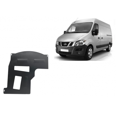 Placa de convertidor catalítico/bloqueo de catalizador de Acero para Nissan NV400 Año: 2010 - 2021 Grosor: "2"mm Todas las motor