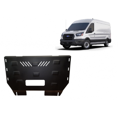 Cubre carter de Acero para el motor y caja de cambios del Ford Transit V363 4x4 Año: 2024 - 2025 Grosor: "2.5"mm Todas las motor