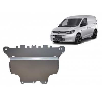 Cubre carter de Aluminio para VW Caddy Año: 2020 - 2025 Grosor: "3"mm Todas las motorizaciones