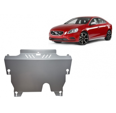 Cubre carter de Aluminio para el motor y caja de cambios del Volvo S60 Año: 2010 - 2018 Grosor: "3"mm Todas las motorizaciones