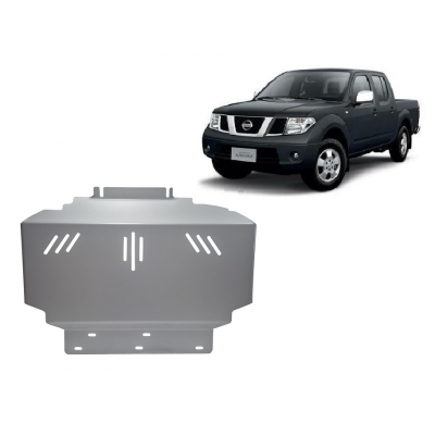 Cubre carter de Aluminio para Nissan Navara Año: 2005 - 2015 Grosor: "4"mm Todas las motorizaciones