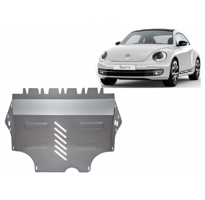 Cubre carter de Aluminio para Volkswagen New Beetle Año: 2011 - 2017 Grosor: "3"mm Todas las motorizaciones