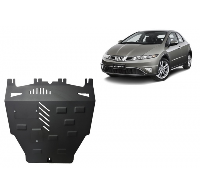 Cubre carter de Acero para Honda Civic (hayon) Año: 2005 - 2015 Grosor: "2"mm Todas las motorizaciones