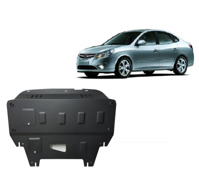 Cubre carter de Acero para Hyundai Elantra 1 Año: 2007 - 2011 Grosor: "2"mm Todas las motorizaciones