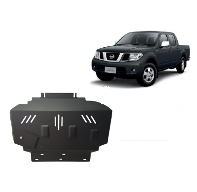 Cubre carter de Acero para Nissan Navara D40 Año: 2005 - 2015 Grosor: "3"mm Todas las motorizaciones