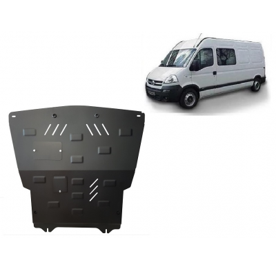 Cubre carter de Acero para Opel Movano A Año: 1998 - 2010 Grosor: "2"mm Todas las motorizaciones